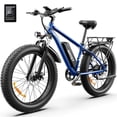 thumbnail image 1 of AMYET EB26 Electric Bike for Adults, 26*4.0 Fat Tire E-Mountain Bicycle,Peak 1500W Motor 48V 15Ah 7-Speed Ebike UL2849, 1 of 14
