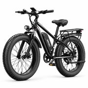 AMYET EB26 Electric Bike for Adults, 750W 28MPH Class 3, 48V 15Ah, 26" Fat Tire E-Mountain Bike, UL2849