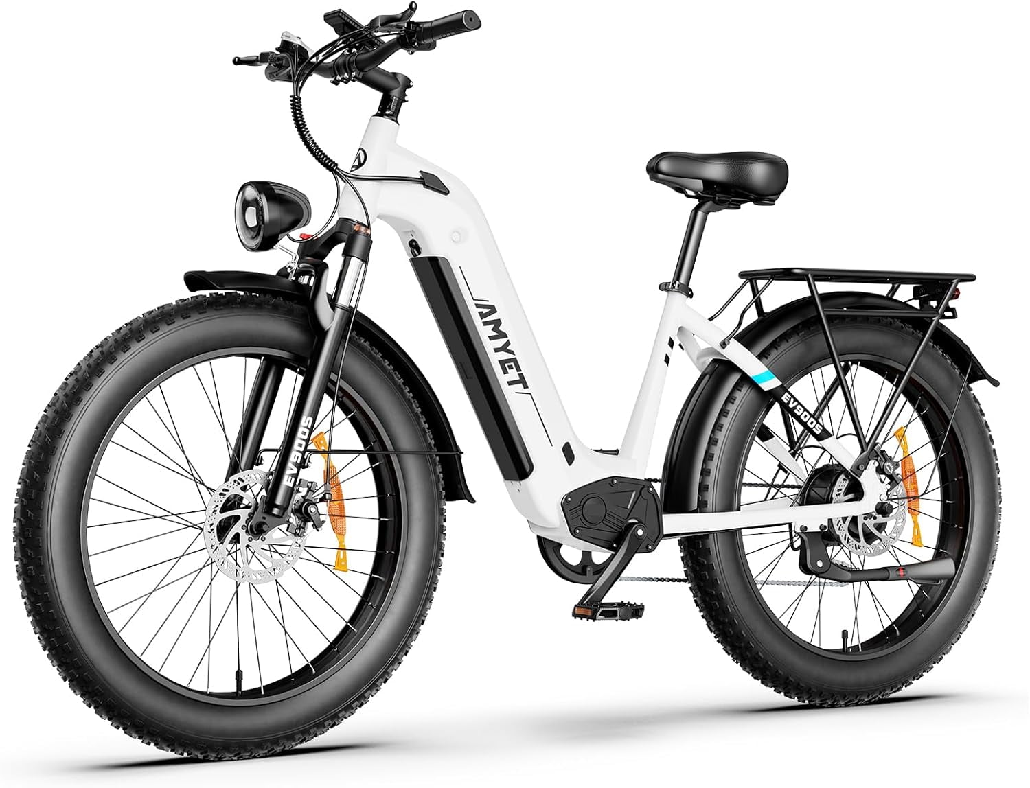 Folding Adult Electric Bike With 48V 20Ah Battery, 1500W Motor Ebike 26x4 0 Fat Tire Mountain Ebike 21 Speed Lcd Display