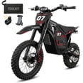 thumbnail image 1 of AMYET Electric Dirt Bike for Teens&Adults, 4000W Peak, up to 45 mph, 48V 23Ah, 45 miles Long Range, UL2272, 14"/12" Tires, Red, 1 of 10