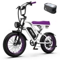 thumbnail image 1 of AMYET G60 Peak 1500W Electric Bike, 20" Fat Tire E-Mountain Bikes, 48V 20Ah Ebike for Adults Full Suspension UL2849, 1 of 8