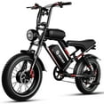 thumbnail image 1 of AMYET S8 3000W Peak Dual Motor AWD Electric Bike for Adult, 20" Fat Tire Ebike 48V 25AH 34MPH E-Mountain Bicycle UL2849, 1 of 14
