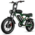 thumbnail image 1 of AMYET S8 3000W Peak Dual Motor AWD Electric Bike for Adult, 20" Fat Tire Ebike 48V 25AH 34MPH E-Mountain Bicycle UL2849, 1 of 14