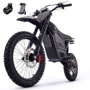 AMYET Electric Dirt Bike for Adults & Teens, 4000W, 45 MPH, 48V 23Ah, 40-Mile Range, 14"/12" Tires, UL 2272