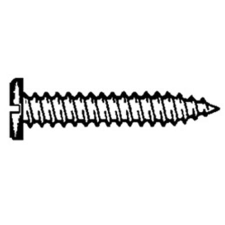 AMZ Clips And Fasteners 100 #14 X 3/4" Zinc Slotted Pan Head Tapping Screws