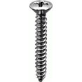 thumbnail image 1 of AMZ Clips And Fasteners 100 #8 X 1-1/4" Phillips Oval #6 Head Tapping Screws Zinc, 1 of 3