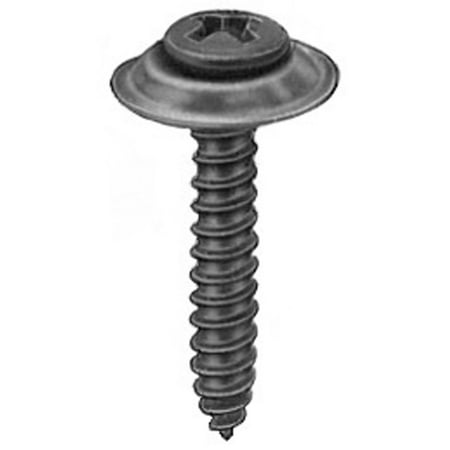 AMZ Clips And Fasteners 100 #8 X 1" Phillip Oval #6 Head Sems Screw Countersunk