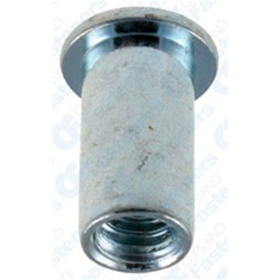 AMZ Clips And Fasteners 25 1/4-20 U.S.S. Large Flange Thin Sheet Steel Nutserts