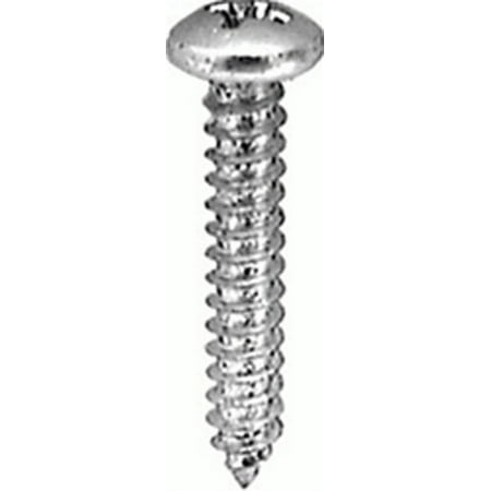 AMZ Clips And Fasteners 25 #12x 1-1/2 Phillip Pan Head Tap Screw 18-8 Stainless