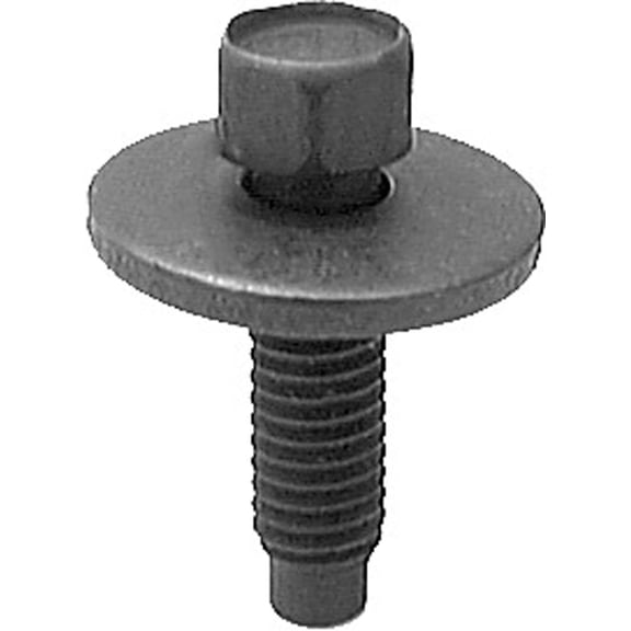 AMZ Clips And Fasteners 25 6-1.0 X 22mm Hex Head Sems Body Bolts N-606676-S