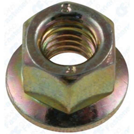 AMZ Clips And Fasteners 50 Free Spinning Washer Nut M5-.8 Zinc & Yellow