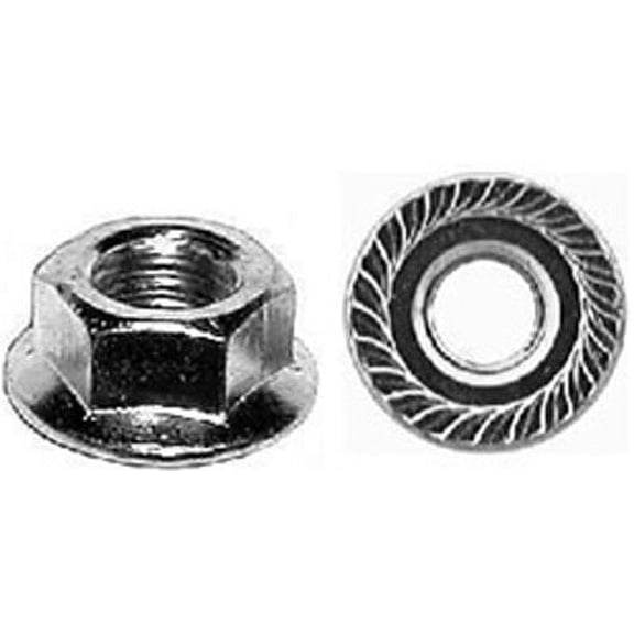 AMZ Clips And Fasteners #8-32 USS Spin Lock Nuts with Serrations 15/32" Flange