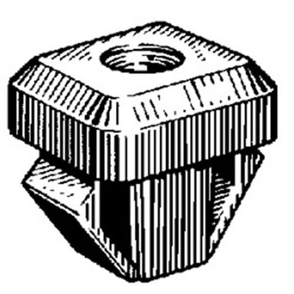 AMZ Clips And Fasteners Hood Adjustment Nut M6-1.0 Compatible with Ford