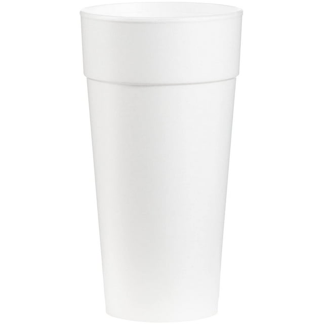 AMZ Empire 24 Oz Foam Cups With Lids, Insulated Styrofoam Disposable