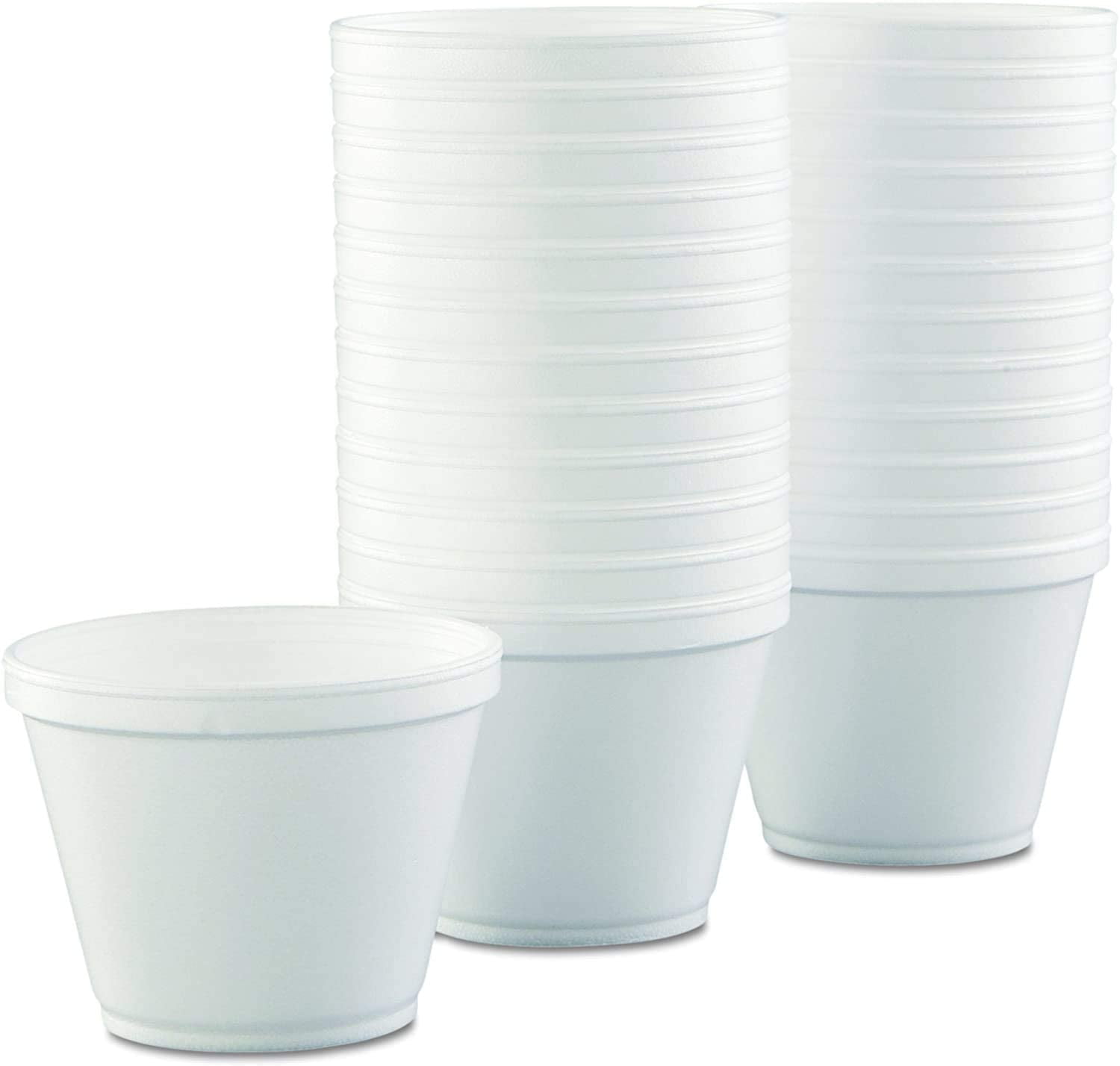 AMZ Empire White Foam Customizable Dessert Storage Containers (50 Count ...
