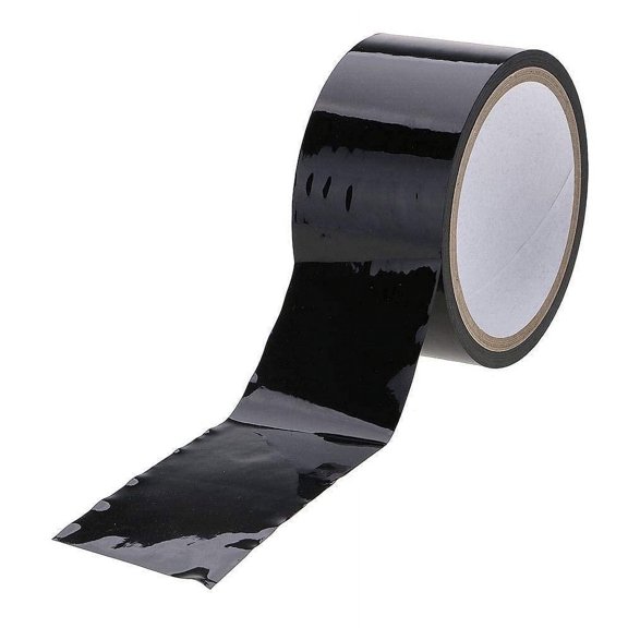 AMZ Supply Carton Sealing Tape 48mm x 914m Black Acrylic Packaging Tape 2 Mil.