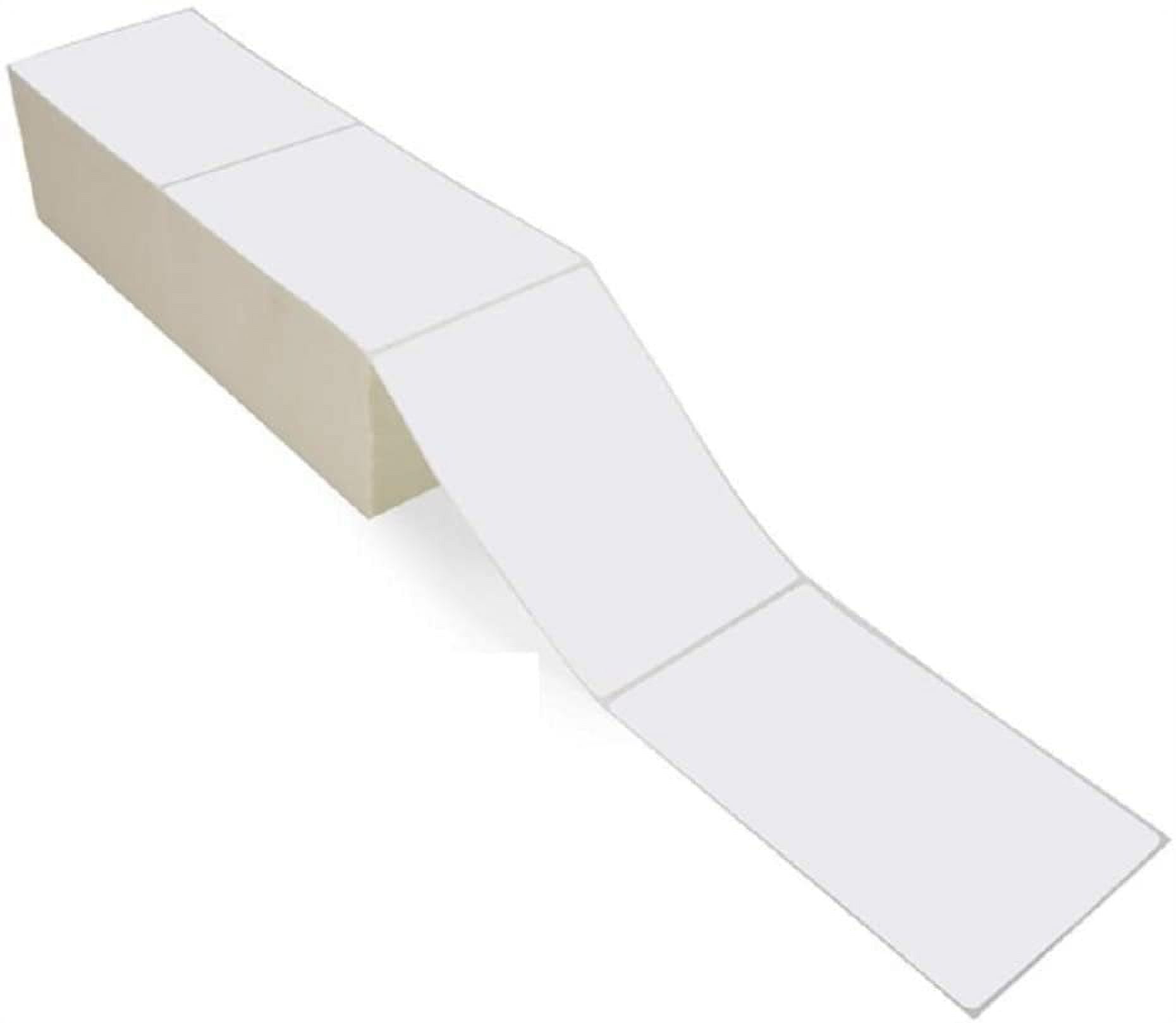 4 x 6 Thermal Transfer Paper Label; Fanfolded; Perforated; 4,000  Labels/case - Glassine Liner