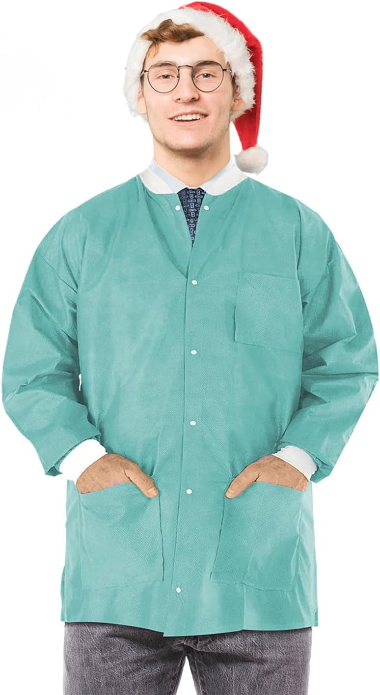 AMZ Supply Disposable Lab Jackets, 32