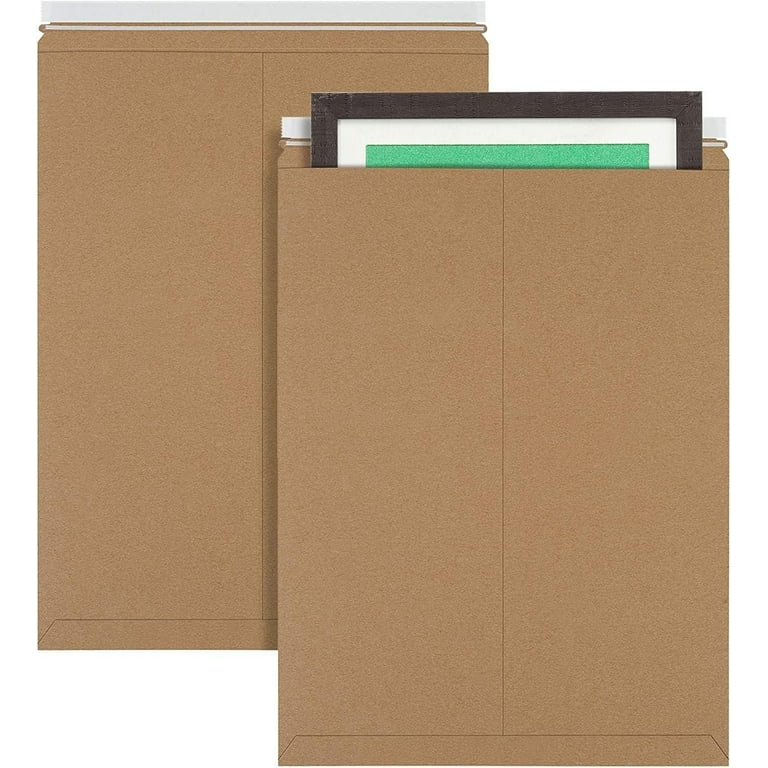 Pmixoff 30 Pack Kraft Brown Rigid Mailers X Inches, Self, 47 OFF