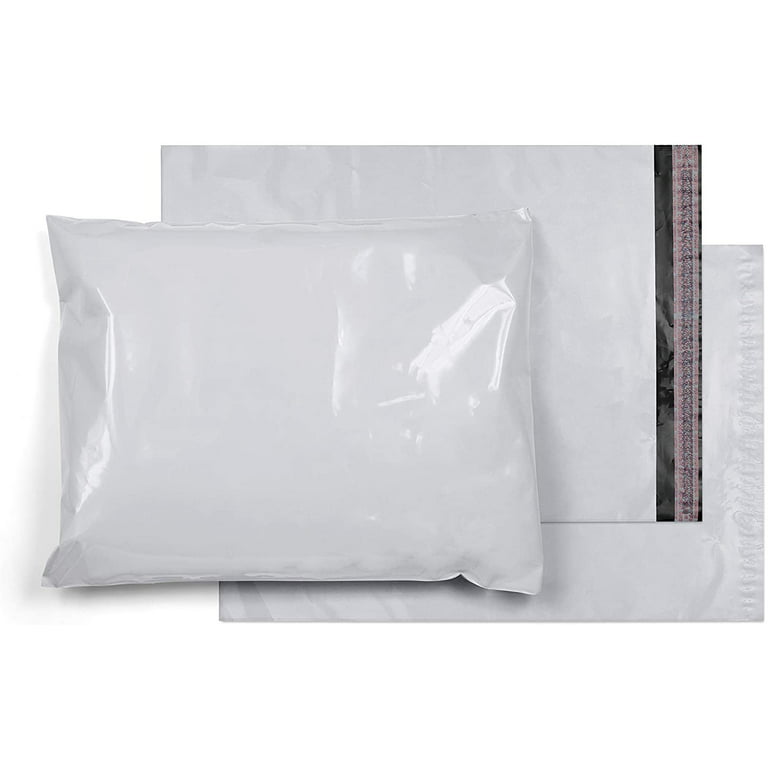500 Pack Secure Seal White Poly Mailers Shipping Bags - Safe Shipping with  12x15.5 Mailers Poly Bags - E-Commerce Poly Bags for Shipping - Self