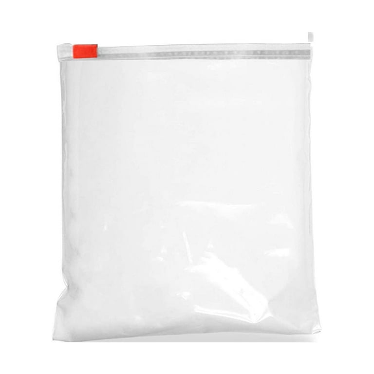 AMZ Supply Slider Zip Lock Bags 8x10 Clear Poly 3 Mil Polyethylene Bags  Pack of 100