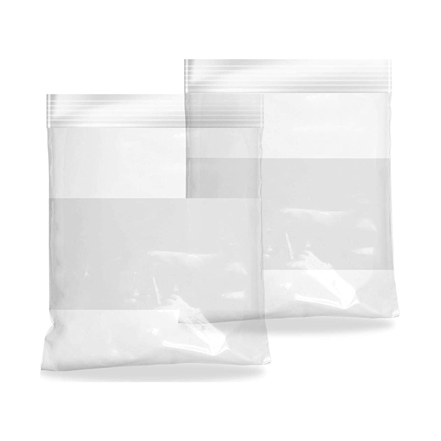 Writable Mini Zip lock Bags Plastic Packaging Small Plastic Zipper