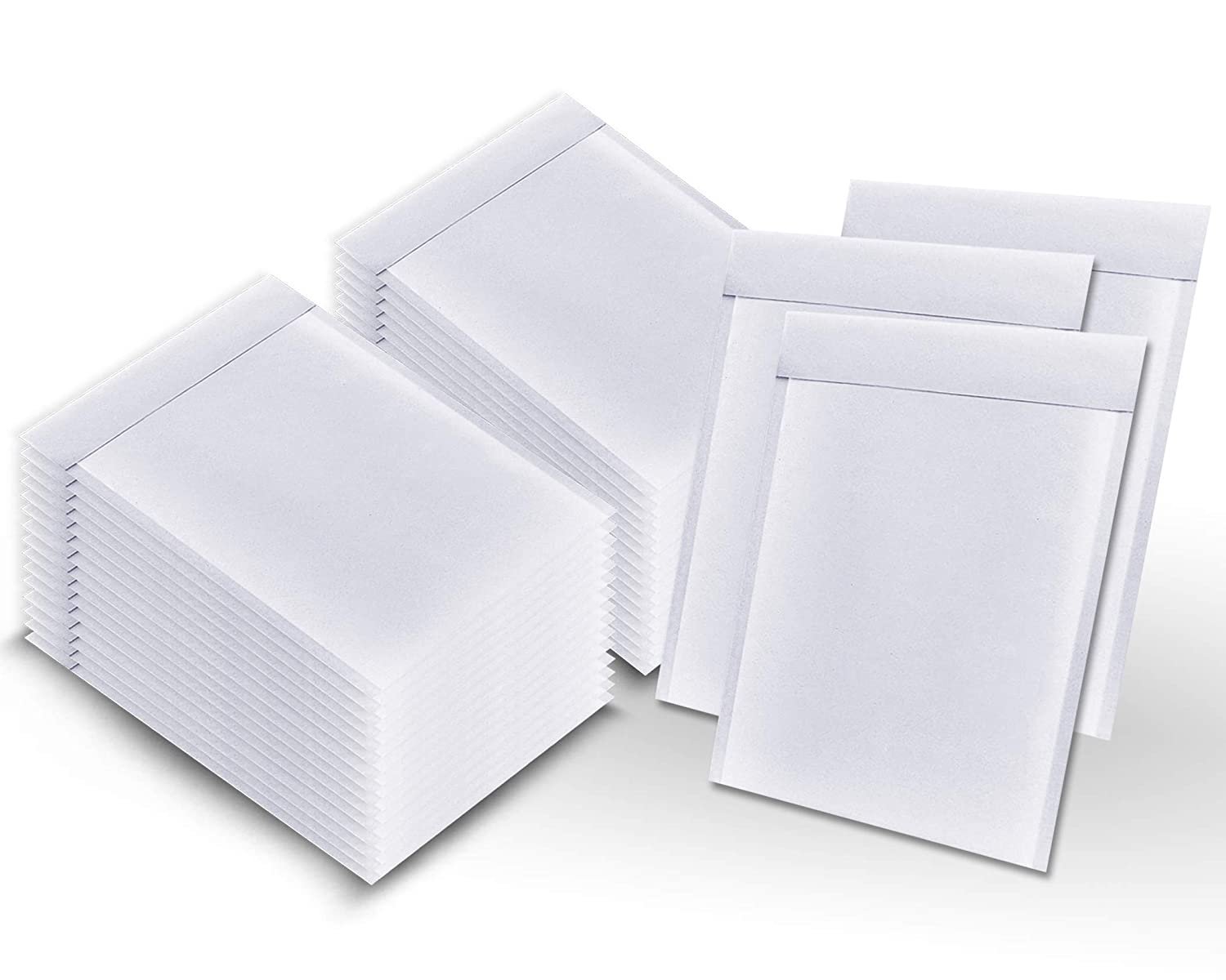 AMZ Supply White Kraft Bubble Mailers 8 5 x 13 Padded Cushion Envelopes