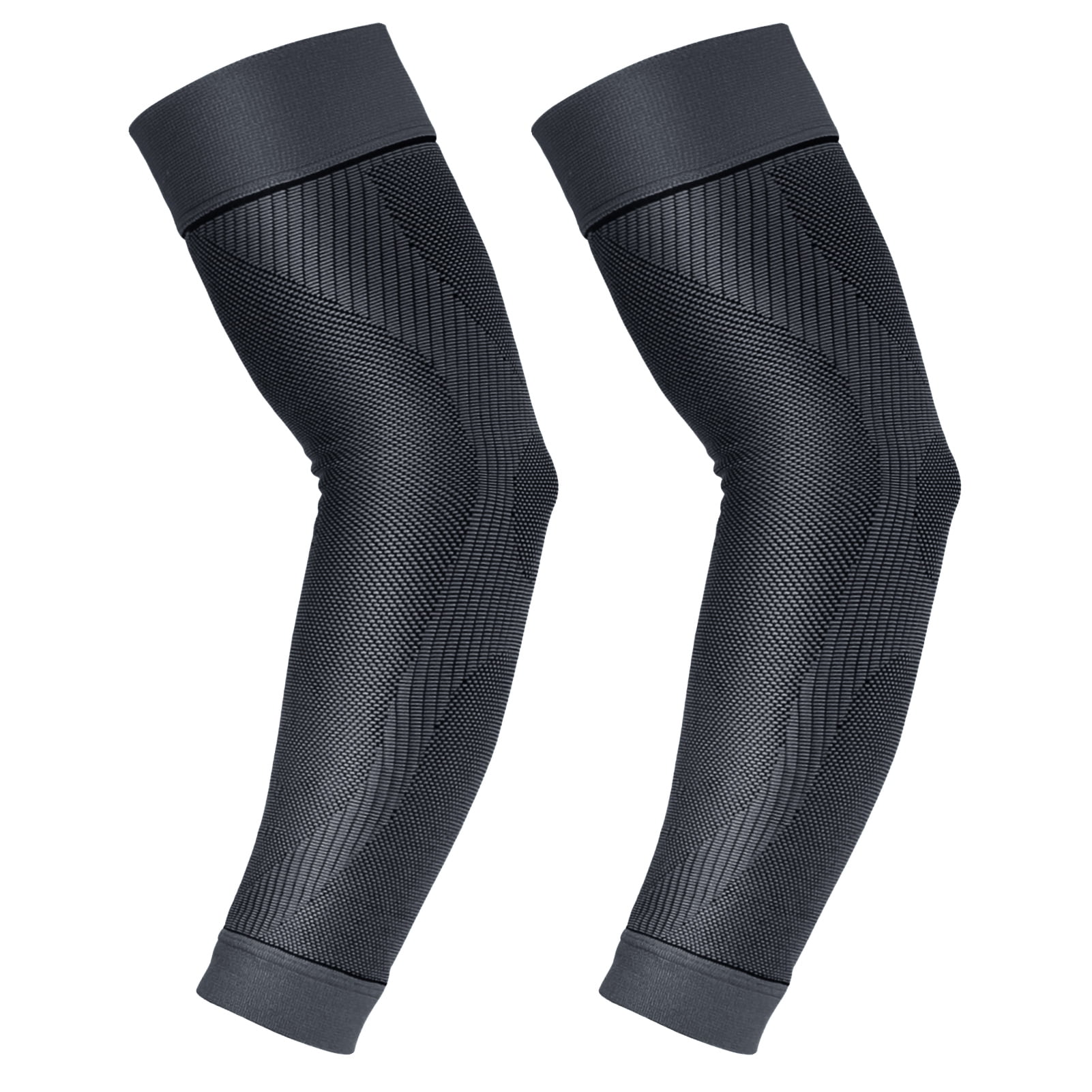 AMZAM Arm Sleeves, 20-30mmHg Compression Full Arm Support, Grey M ...
