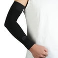 thumbnail image 1 of AMZAM Lymphedema Compression Arm Sleeve for Women Men, Opaque, 15-20mmhg Compression Full Arm Support with Silicone Band, Relieve Swelling, Edema, Post Surgery Recovery, Single Black L, 1 of 7