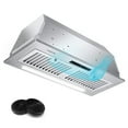 thumbnail image 1 of AMZCHEF Under Cabinet Range Hood 30 Inch 900 CFM with 3 Speed Fan,Convenient Gesture Touch Control, 3W LED Light Strip with Touch Control, Baffle Filters,Charcoal Filters, 1 of 17