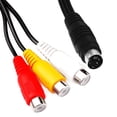 thumbnail image 1 of AMZER 20 cm 4-pin S-Video TV to RCA Converter AV female Cable Adaptor, 1 of 1