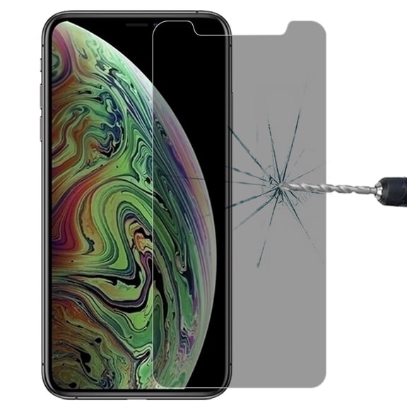 AMZER 9H Case friendly Anti-glare Privacy 3D Tempered Glass Screen Protector for iPhone Xs Max