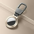 thumbnail image 1 of AirTag Keyring Corporate Business Design Luxurious Aluminum Metal Alloy Case Holder for Apple AirTag - Gold, 1 of 4