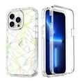 thumbnail image 1 of AMZER Crusta Hybrid Full Body Case with Built-in Screen Protector for iPhone 13 Pro Max - Geometric, 1 of 26