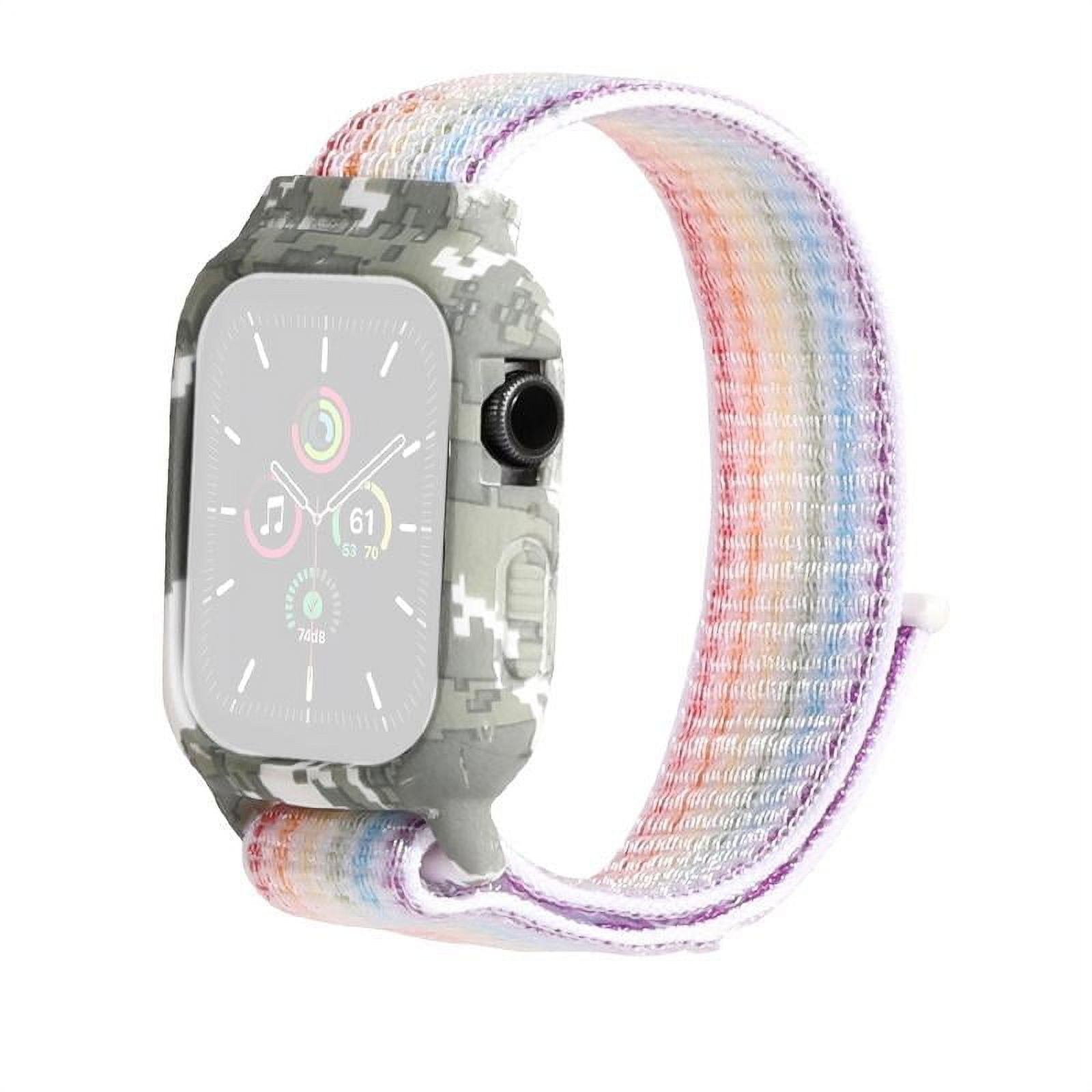 Military style apple watch band top
