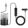 thumbnail image 1 of AMZER Professional Clip-On 3.5mm Plug Lavalier Omni-directional Broadcast Condenser Microphone, For Live Broadcast, Show, KTV, etc, 1 of 4