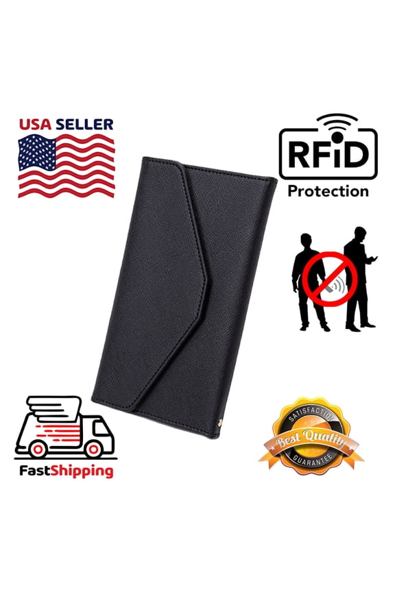 RFID Anti-Magnetic Anti-Theft Passport Bag Document Bag Card Bag