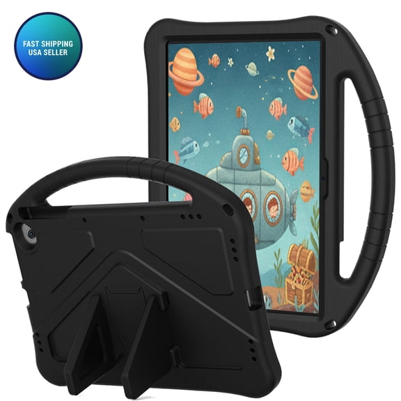 AMZER Shockproof Hybrid Protective EVA Bumper Case with Holder For Google Pixel Tablet 2023 (11 inch)