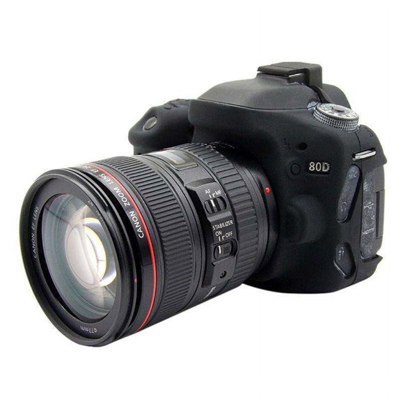 AMZER Soft Silicone Protective Case for Canon EOS 80D