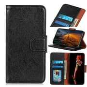 AMZER Texture Horizontal Flip Leather Wallet Case for Sony Xperia Ace II with Holder & Card Slots & Wallet