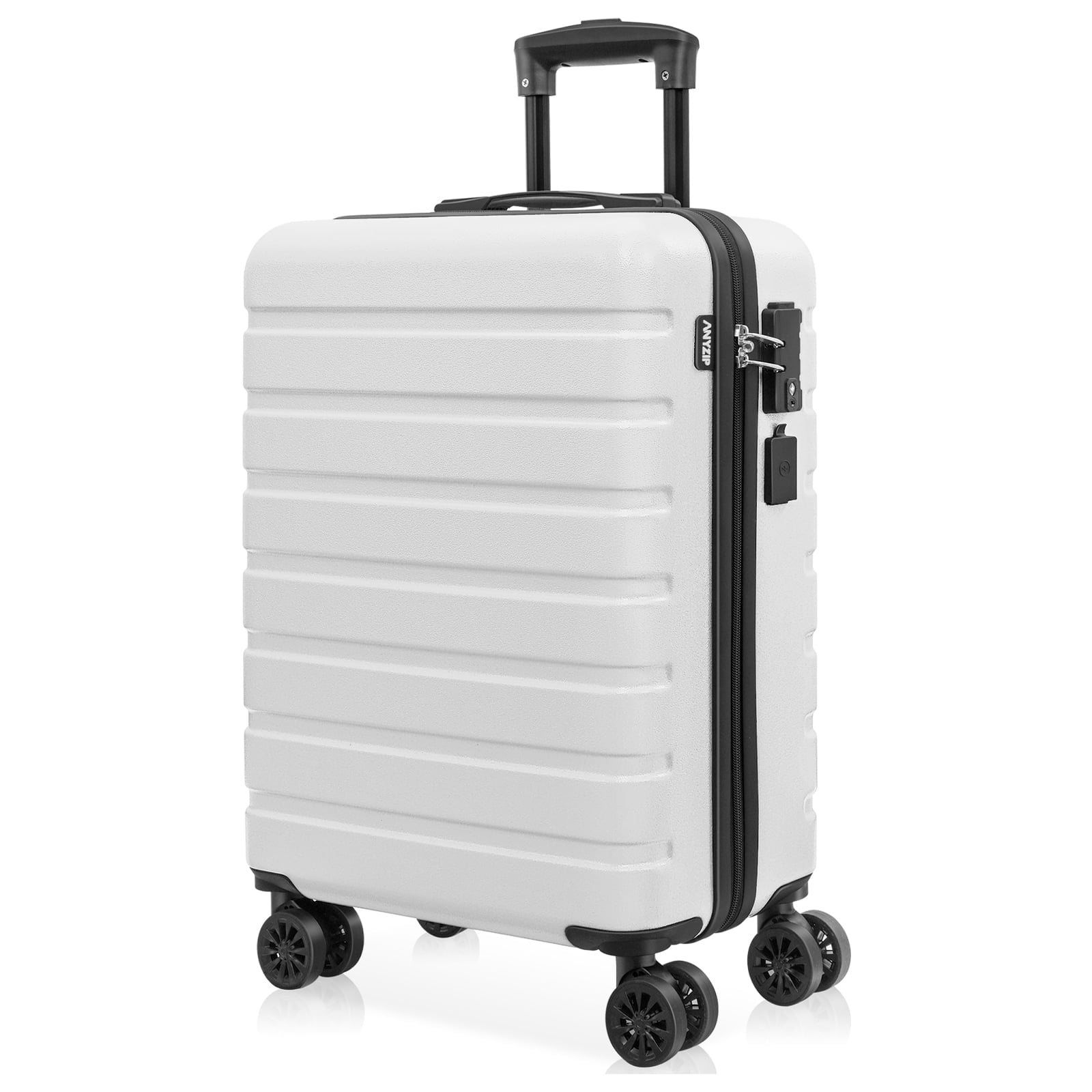 "AMZFUN Hardshell Carry On Suitcase, 20"" Lightweight PC+ABS Luggage