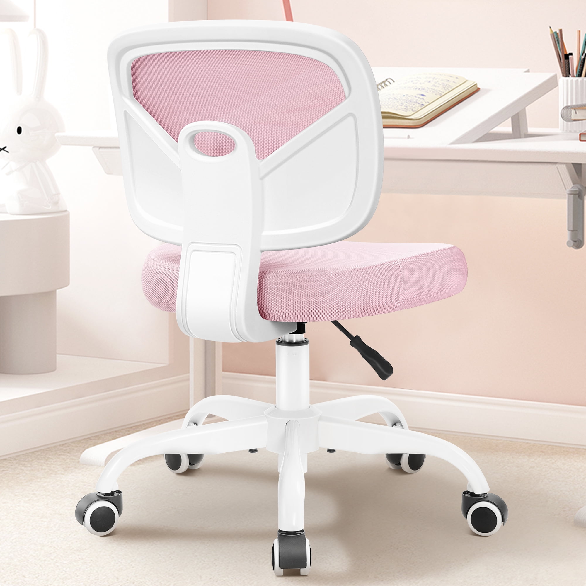 Computer desk chair pink online