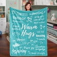 thumbnail image 1 of AMZLAL Warm Hugs Blankets,Gifts For Women Birthday Gifts Blanket You are Awesome Gifts For Friends 50*60, 1 of 5