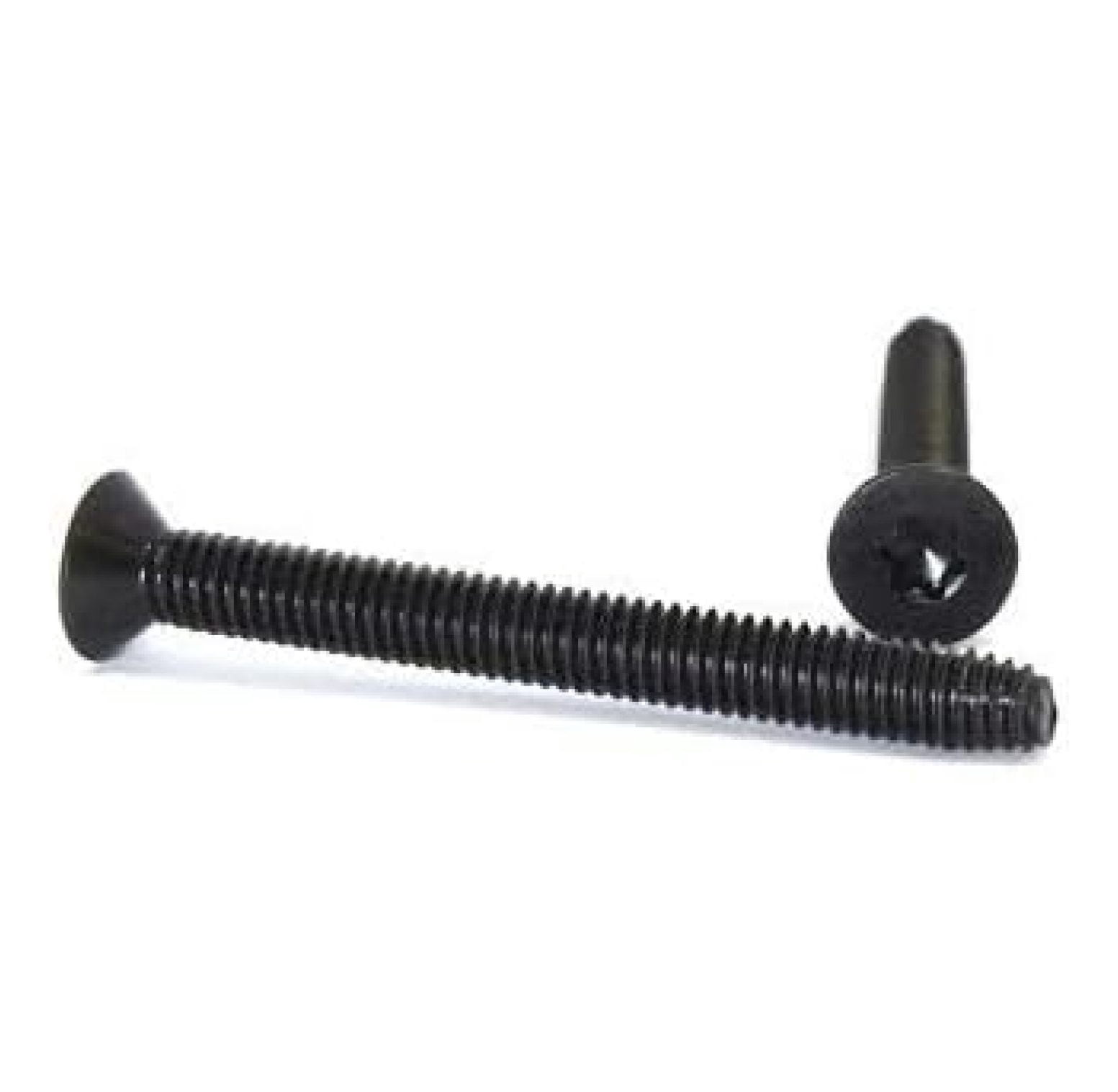 200 Pcs 5/16-18x1" Star Drive Flat Head Trailer Deck Bolts - Full Thread, Phos & Oil Coated