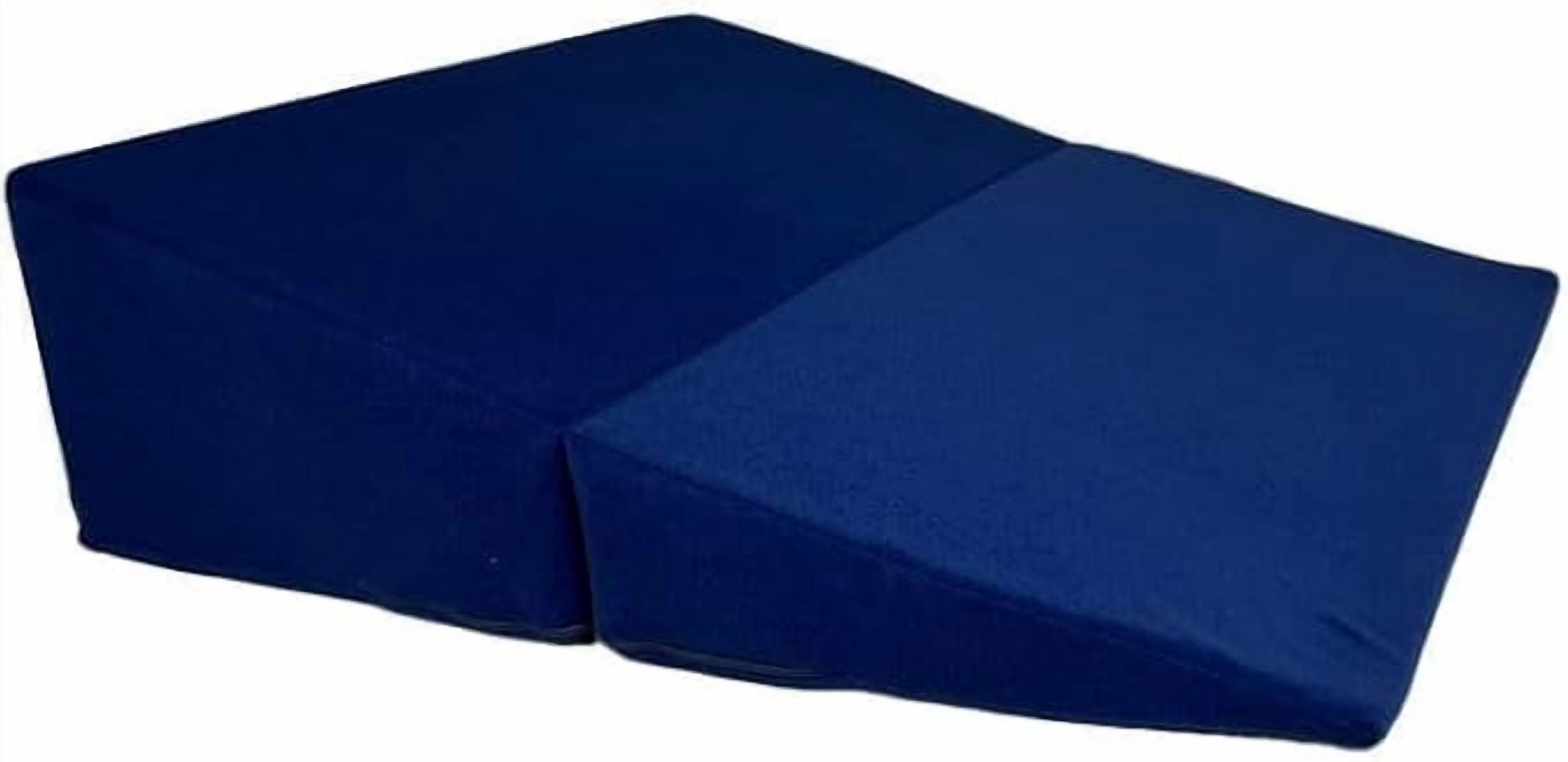 AMiNA Folding Bed Wedge Pillow 12"- Ultimate Back and Leg Support Acid Reflux, Post-Surgery Recovery, Pregnancy, and Comfortable Bed Rest - Compact, Portable, Easy to Clean