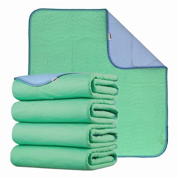 AMiNA Reusable and Washable Underpads for Adults, kids or pets - 34" x 52" (Pack of 2)