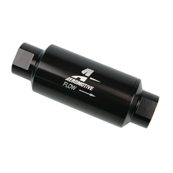 AN-10 In-line Fuel Filter - Black