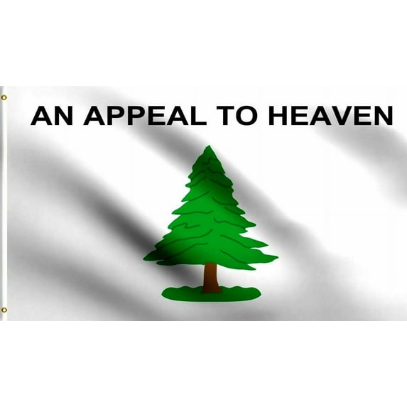 AN APPEAL TO HEAVEN Flag 3x5 ft Realistic Pine Tree American Revolution Liberty
