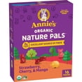 thumbnail image 1 of Annie's Organic Nature Pals Fiber Fruit Flavored Snacks, Gluten Free, 16 Count, 11.2 oz, 1 of 12