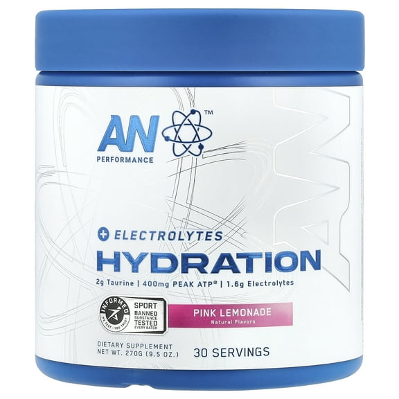 AN Supps Hydration, Pink Lemonade, 9.5 oz (270 g)